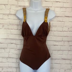 Komplique  one piece bathing suit size S
